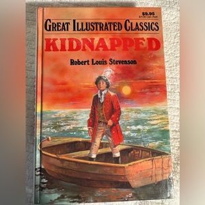 GREAT ILLUSTRATED CLASSICS Kidnapped BY ROBERT LOUIS STEVENSON Hardback Book Exc